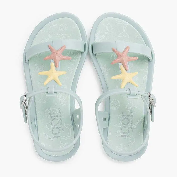 Pisamonas Jelly Sandals And Beachwear>Tricia Jelly Sandals With Stars In Dusty Colours