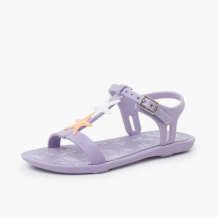 Pisamonas Jelly Sandals And Beachwear>Tricia Jelly Sandals With Stars In Dusty Colours