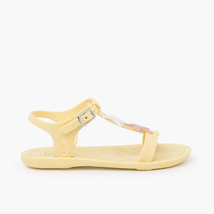Pisamonas Jelly Sandals And Beachwear>Tricia Jelly Sandals With Stars In Dusty Colours