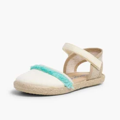 Pisamonas Espadrilles>Valencia-Style Fringed Sandals With Loop Fasteners