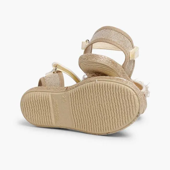 Pisamonas Espadrilles>Valencia-Style Fringed Sandals With Loop Fasteners