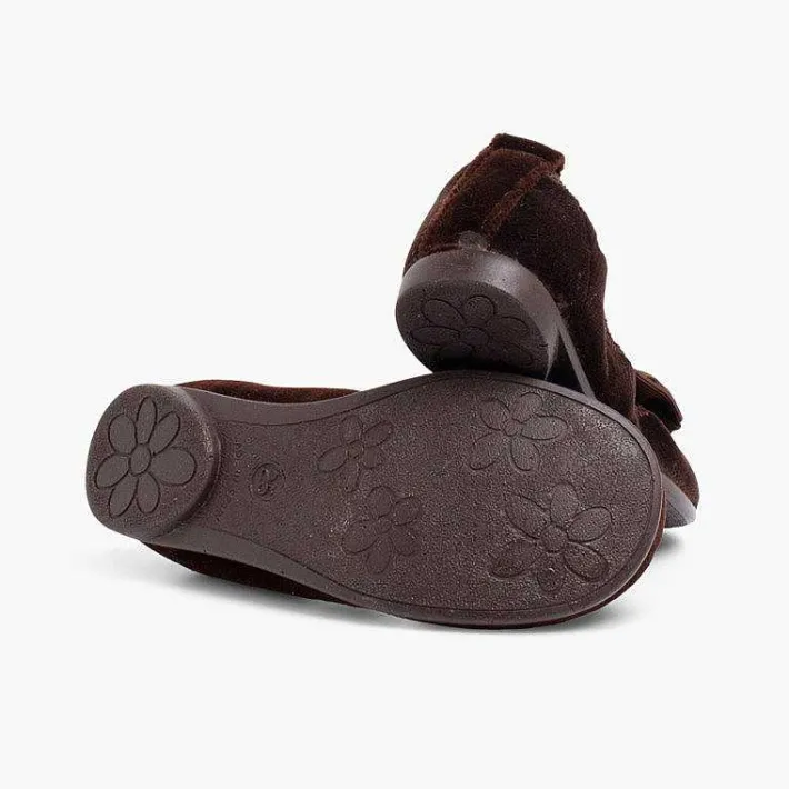 Pisamonas Ballet Pumps And Flats>Velvet Ballet Flats With Bow
