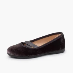 Pisamonas Ballet Pumps And Flats>Velvet Ballet-Style Flats