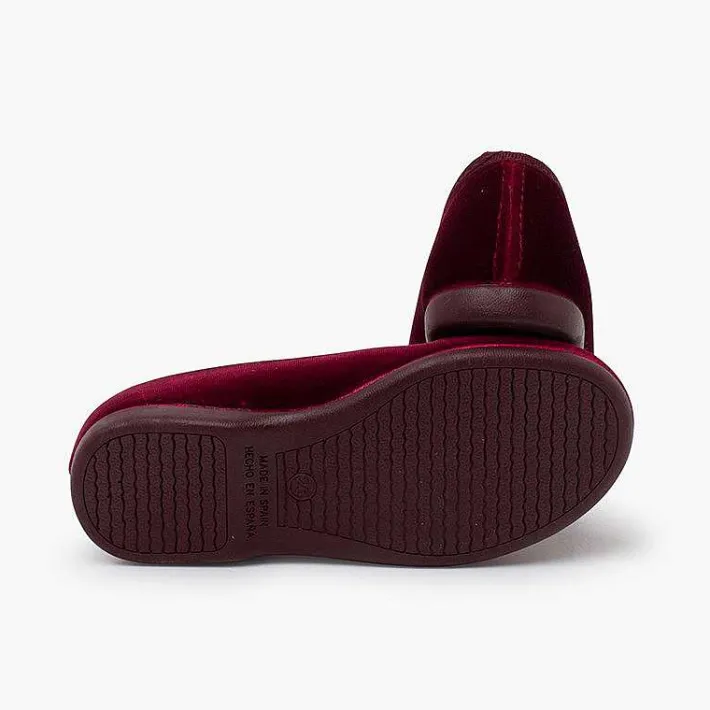 Pisamonas Ballet Pumps And Flats>Velvet Ballet-Style Flats