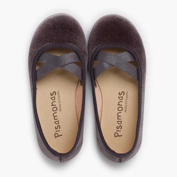 Pisamonas Ballet Pumps And Flats>Velvet Ballet-Style Flats