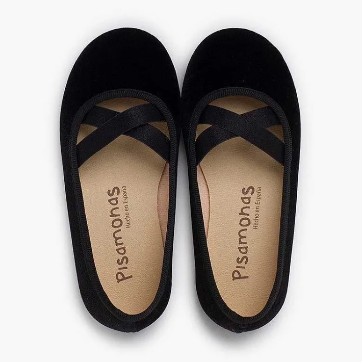 Pisamonas Ballet Pumps And Flats>Velvet Ballet-Style Flats