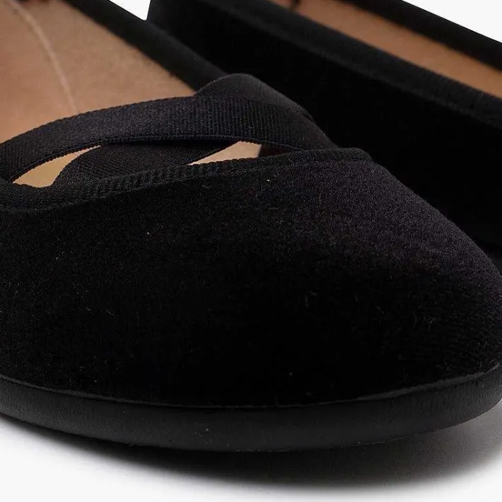 Pisamonas Ballet Pumps And Flats>Velvet Ballet-Style Flats
