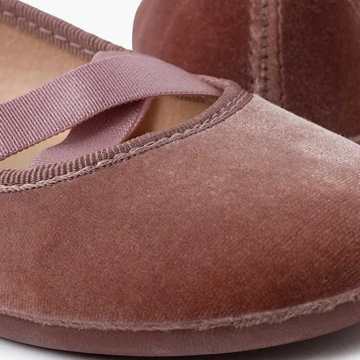 Pisamonas Ballet Pumps And Flats>Velvet Ballet-Style Flats