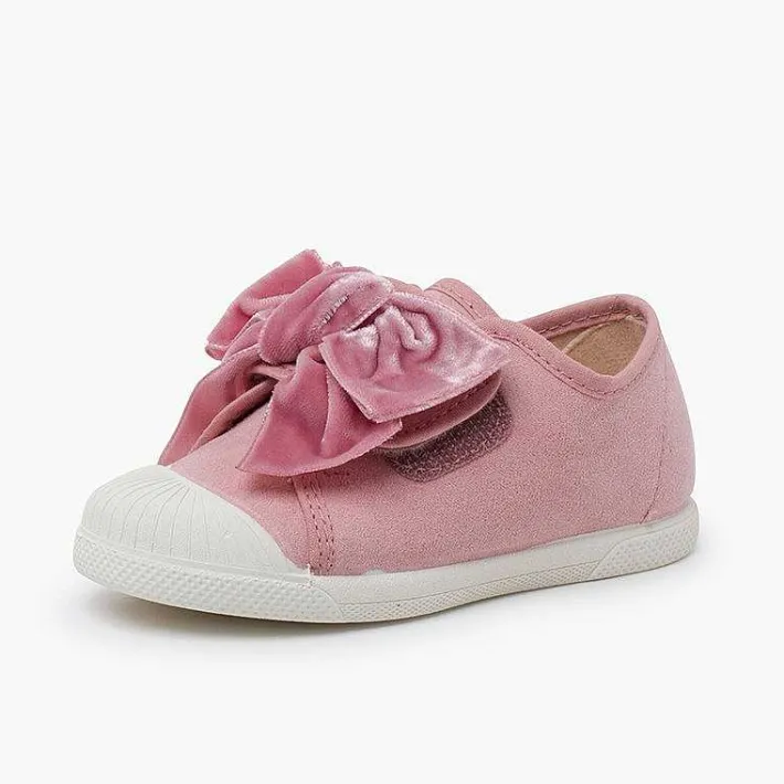 Pisamonas Trainers>Velvet Bow Trainers
