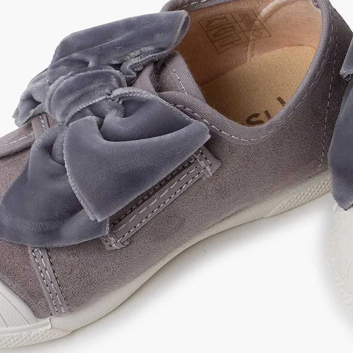 Pisamonas Trainers>Velvet Bow Trainers