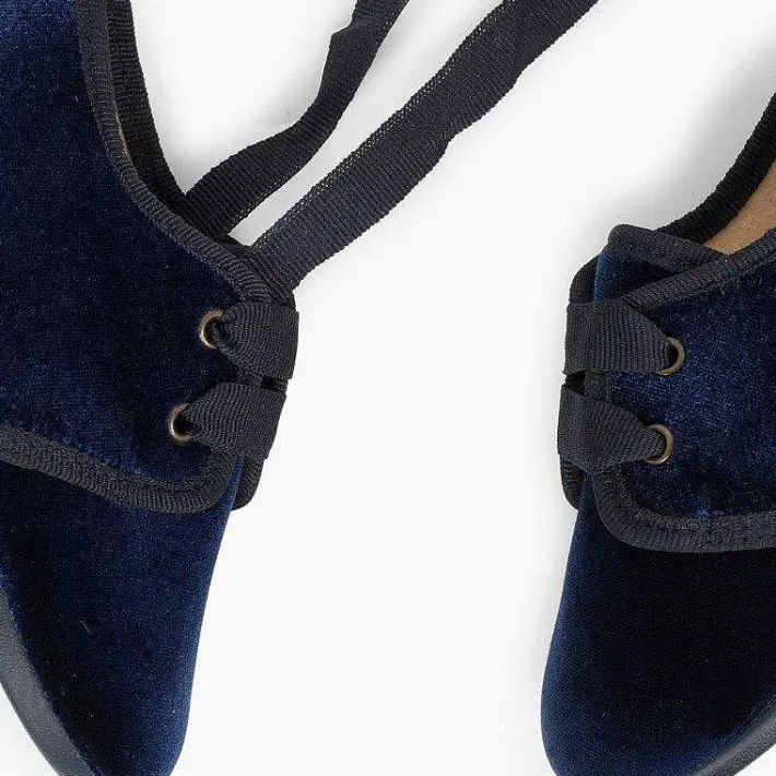 Pisamonas Brogues And Bluchers>Velvet Lace-Up Shoes