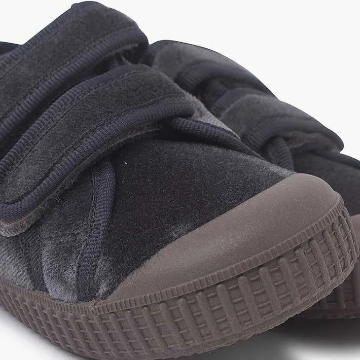 Pisamonas Trainers>Velvet Trainers Double Hook And Loop Fastener