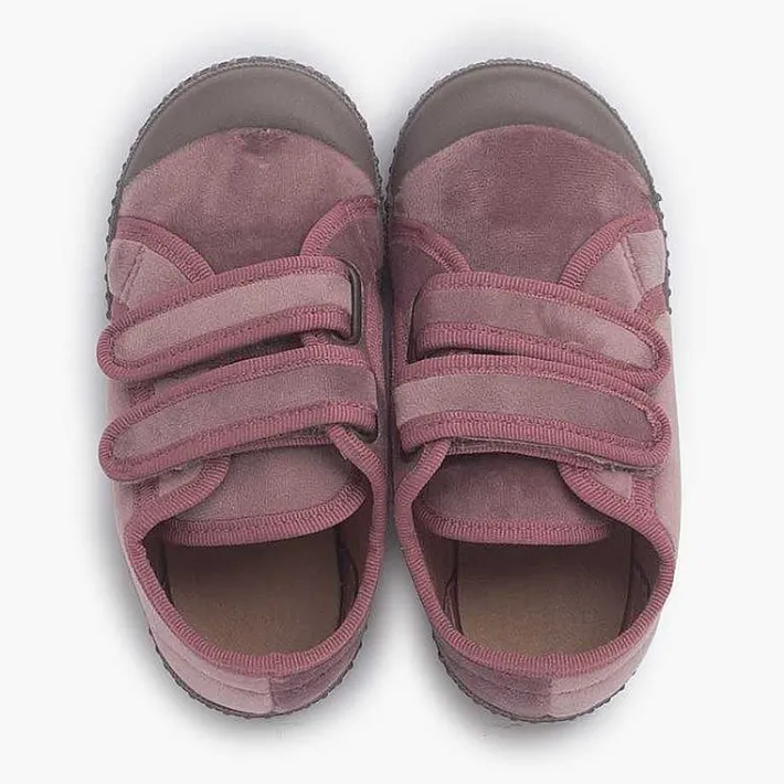 Pisamonas Trainers>Velvet Trainers Double Hook And Loop Fastener