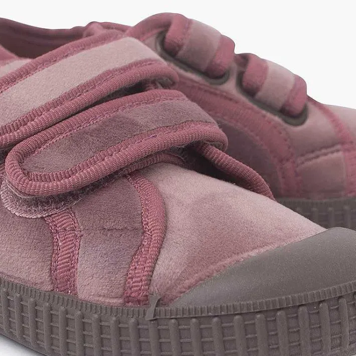 Pisamonas Trainers>Velvet Trainers Double Hook And Loop Fastener