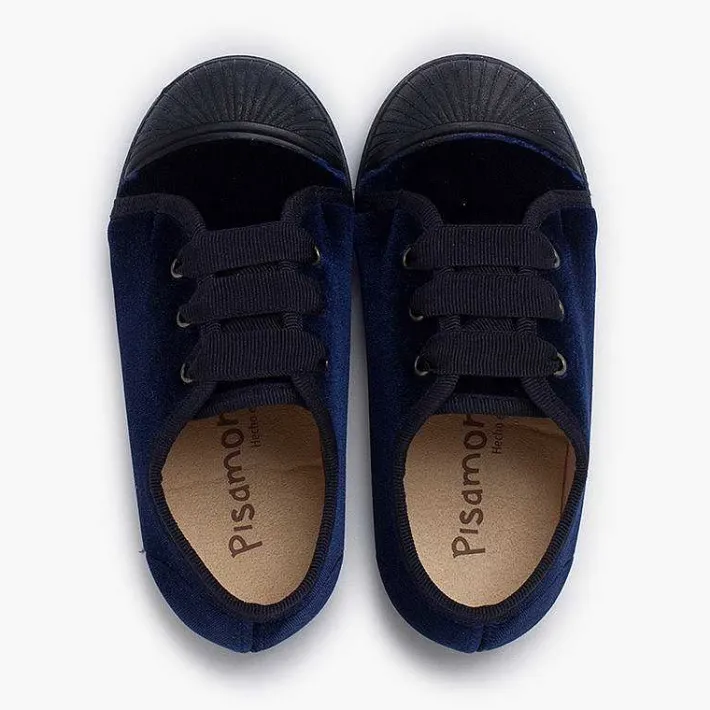 Pisamonas Trainers>Velvet Trainers Faya Ribbons