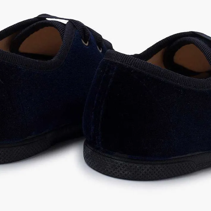 Pisamonas Trainers>Velvet Trainers Faya Ribbons