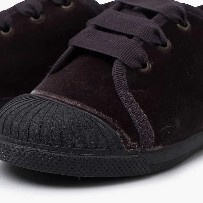 Pisamonas Trainers>Velvet Trainers Faya Ribbons