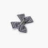 Pisamonas Hair Accessories>Vichy Bow Duckbill Clip Colour Black