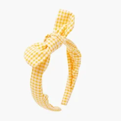 Pisamonas Hair Accessories>Vichy Bow Turban Headband