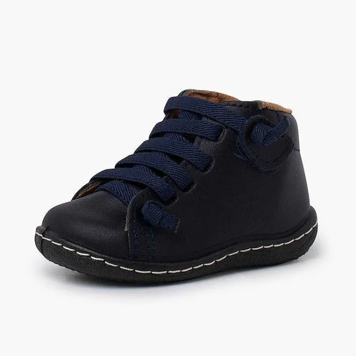 Pisamonas Boots>Washable Leather Children'S Boots Elastic Laces