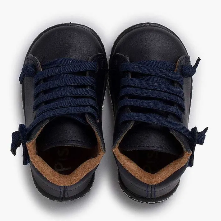 Pisamonas Boots>Washable Leather Children'S Boots Elastic Laces