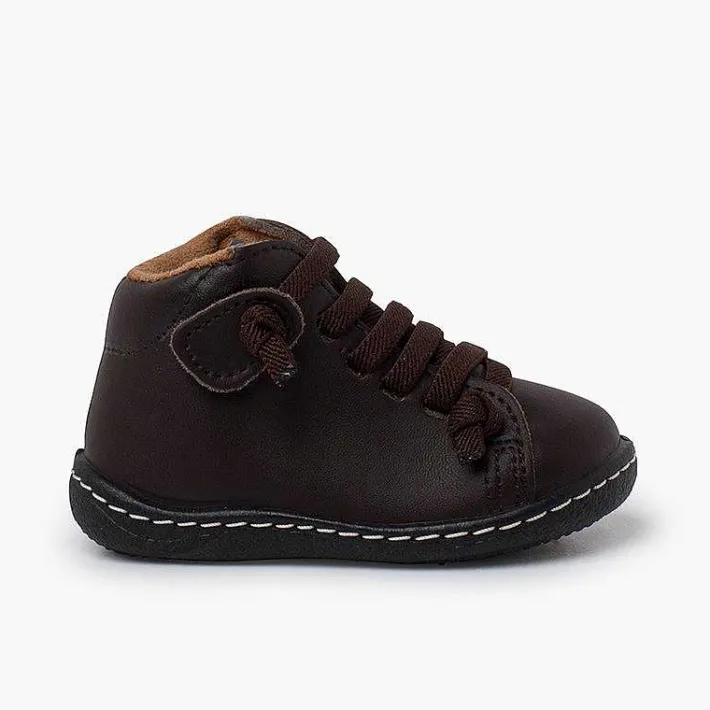 Pisamonas Boots>Washable Leather Children'S Boots Elastic Laces