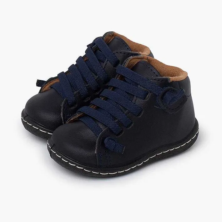 Pisamonas Boots>Washable Leather Children'S Boots Elastic Laces