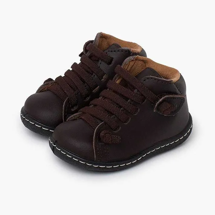 Pisamonas Boots>Washable Leather Children'S Boots Elastic Laces