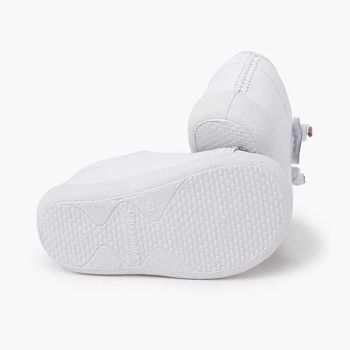 Pisamonas Trainers>Washable Leather Trainers Elastic Laces