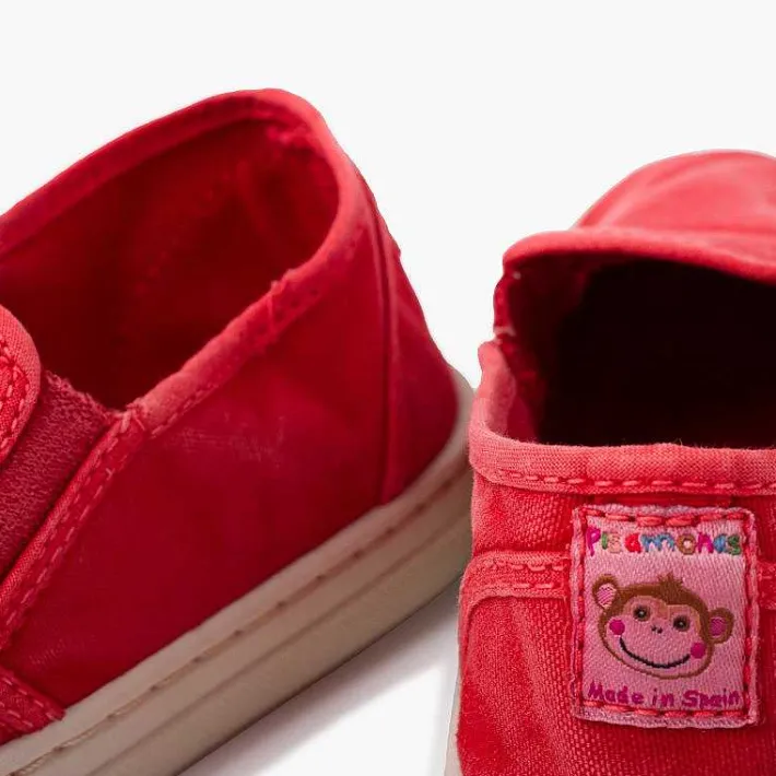 Pisamonas Trainers>Washed Canvas Side Elastic Trainers