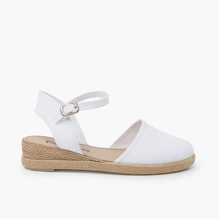 Pisamonas Espadrilles>Wedge Espadrilles Buckle Fastening
