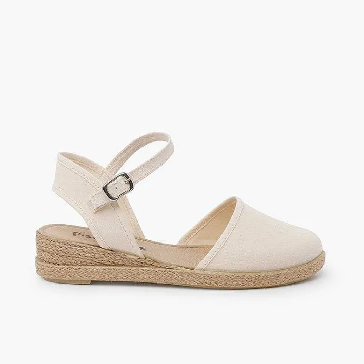 Pisamonas Espadrilles>Wedge Espadrilles Buckle Fastening