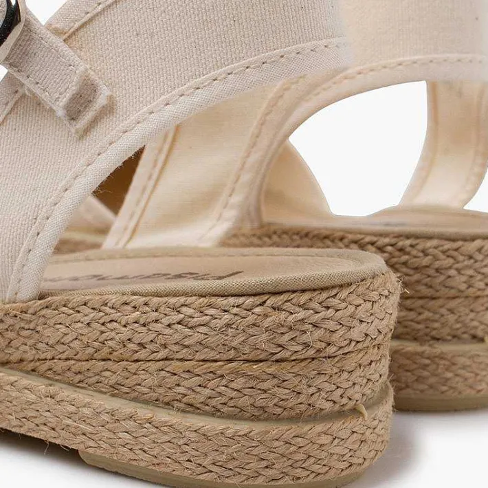 Pisamonas Espadrilles>Wedge Espadrilles Buckle Fastening