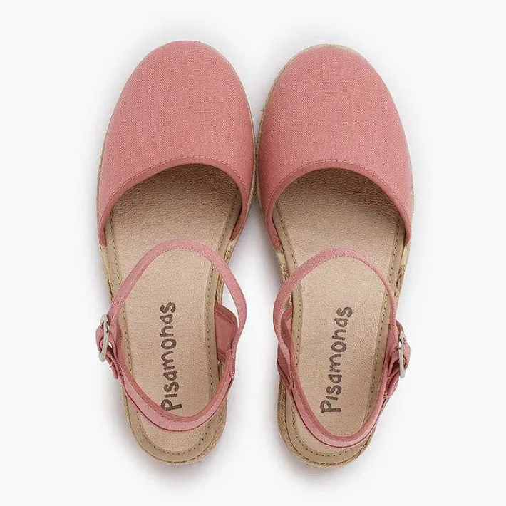 Pisamonas Espadrilles>Wedge Espadrilles Buckle Fastening