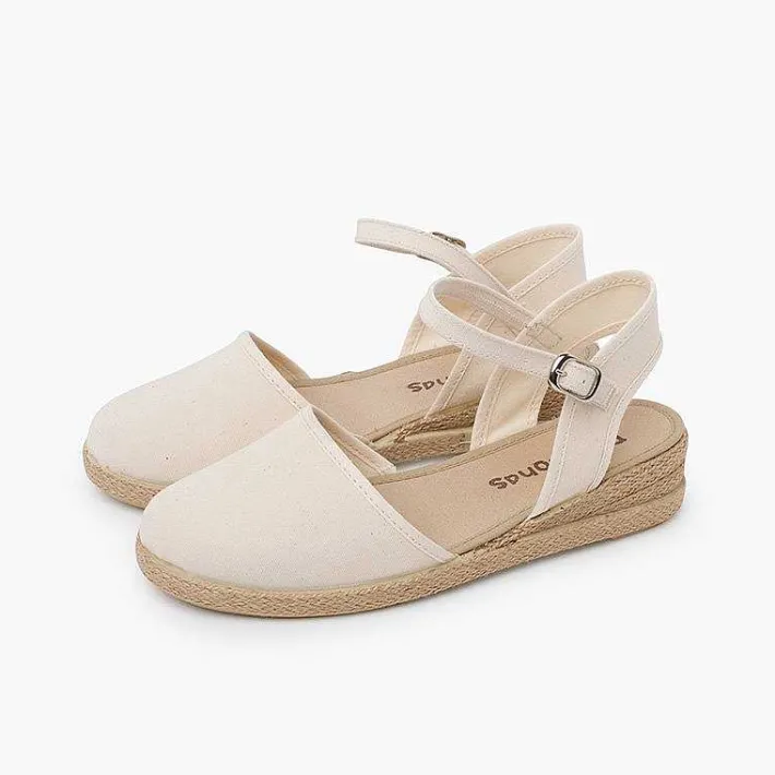 Pisamonas Espadrilles>Wedge Espadrilles Buckle Fastening