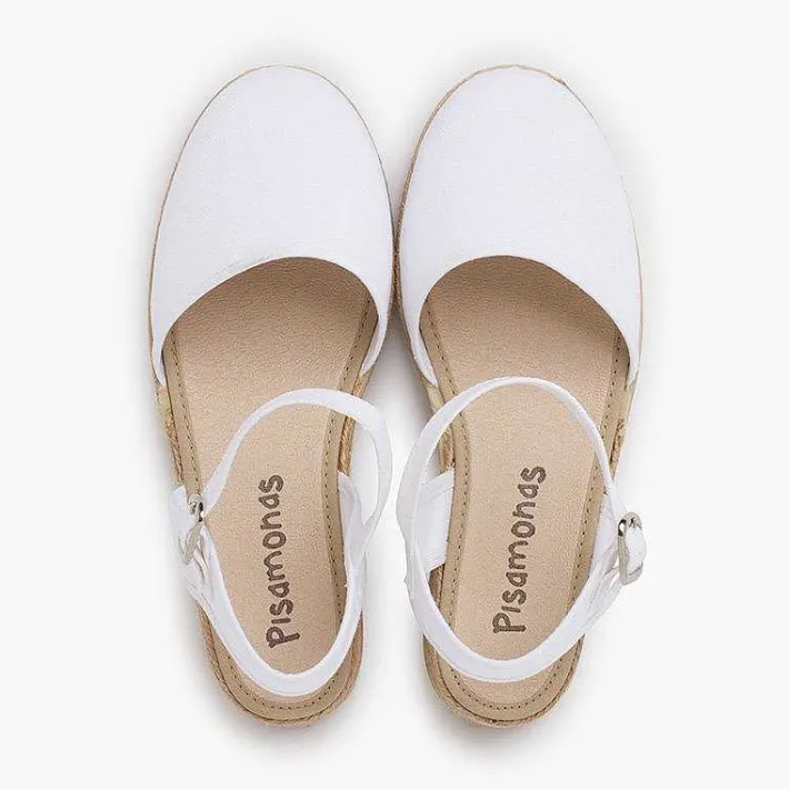 Pisamonas Espadrilles>Wedge Espadrilles Buckle Fastening