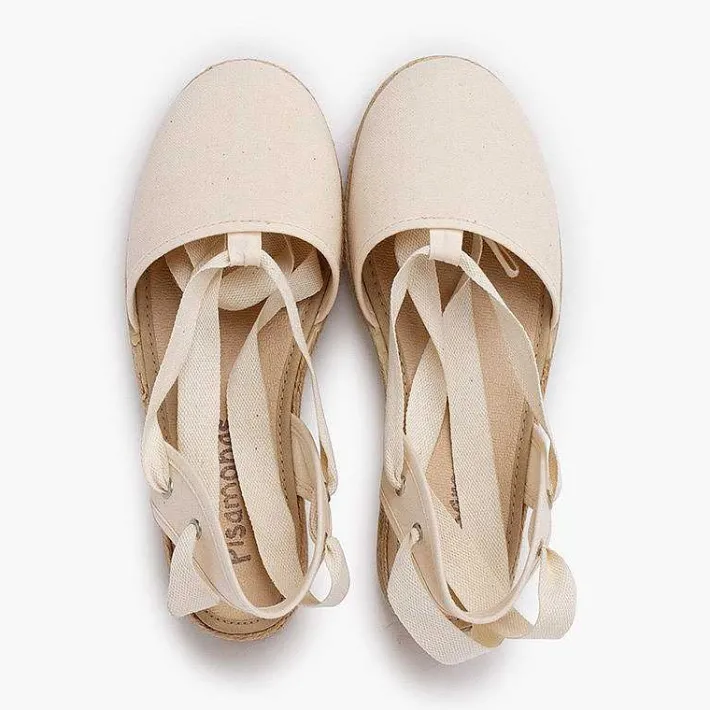 Pisamonas Espadrilles>Wedge Espadrilles Pique Ribbons