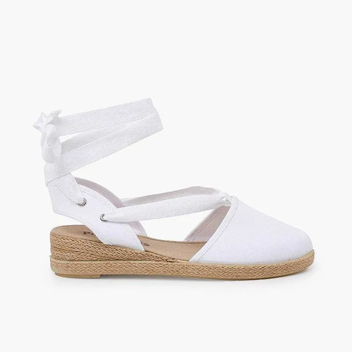 Pisamonas Espadrilles>Wedge Espadrilles Pique Ribbons