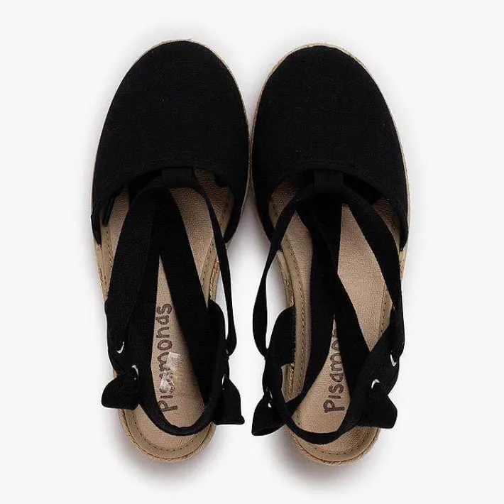 Pisamonas Espadrilles>Wedge Espadrilles Pique Ribbons