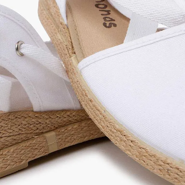 Pisamonas Espadrilles>Wedge Espadrilles Pique Ribbons