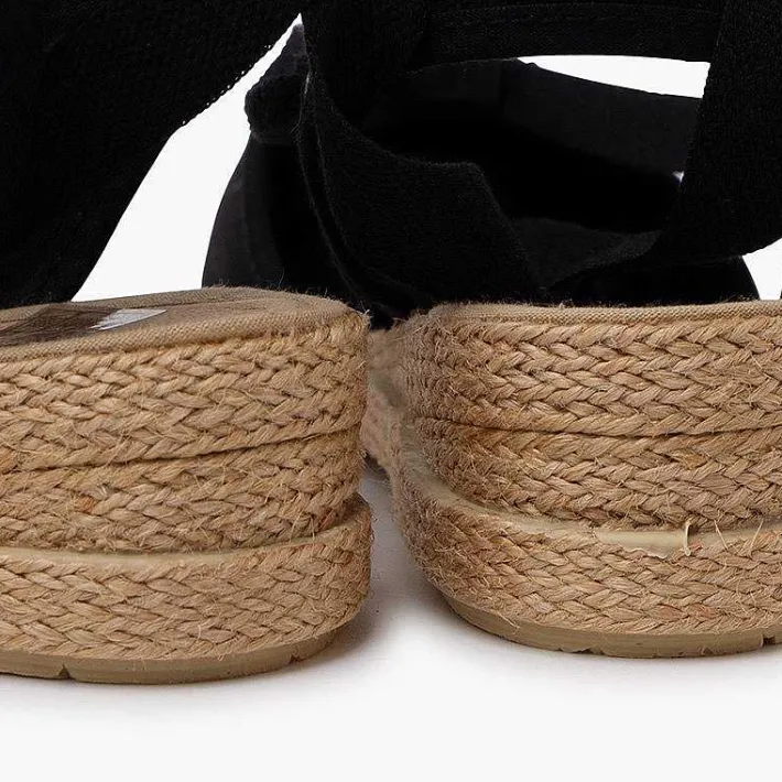 Pisamonas Espadrilles>Wedge Espadrilles Pique Ribbons