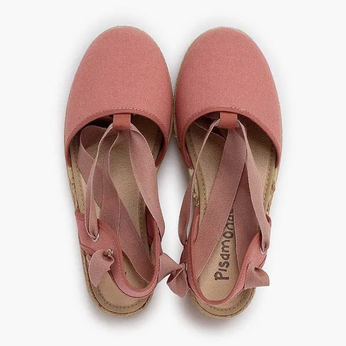 Pisamonas Espadrilles>Wedge Espadrilles Pique Ribbons
