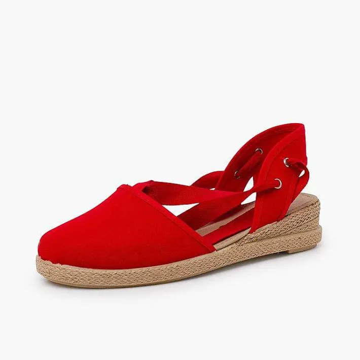 Pisamonas Espadrilles>Wedge Espadrilles Pique Ribbons