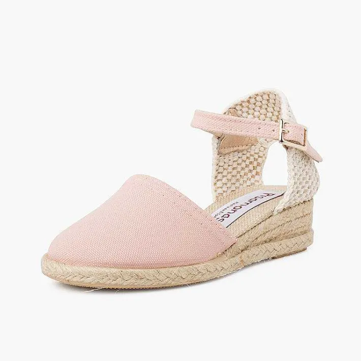 Pisamonas Espadrilles>Wedge Espadrilles With Buckle For Girls And Women