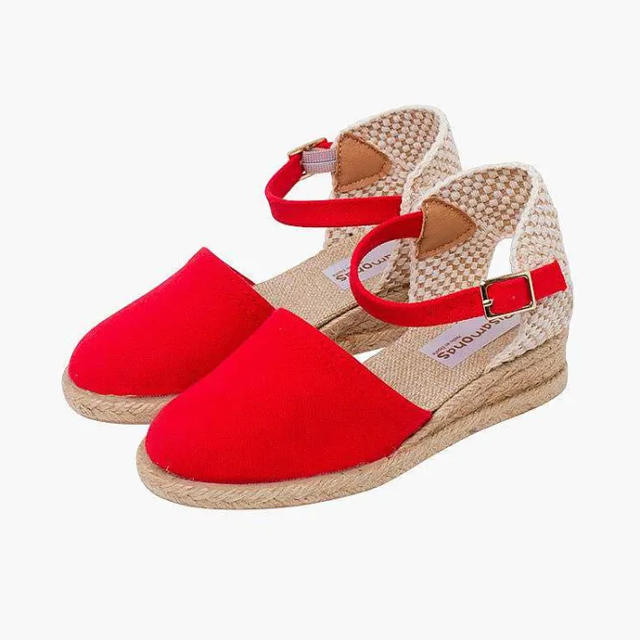 Pisamonas Espadrilles>Wedge Espadrilles With Buckle For Girls And Women