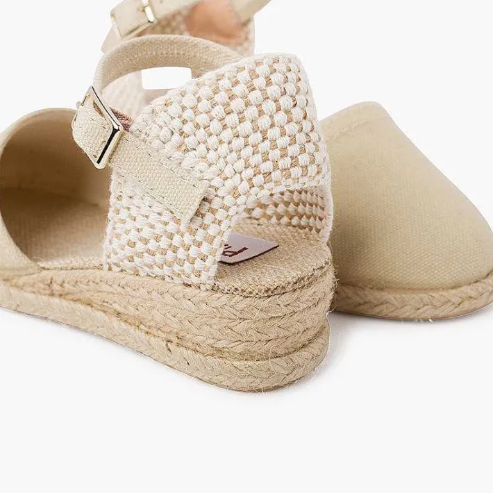 Pisamonas Espadrilles>Wedge Espadrilles With Buckle For Girls And Women