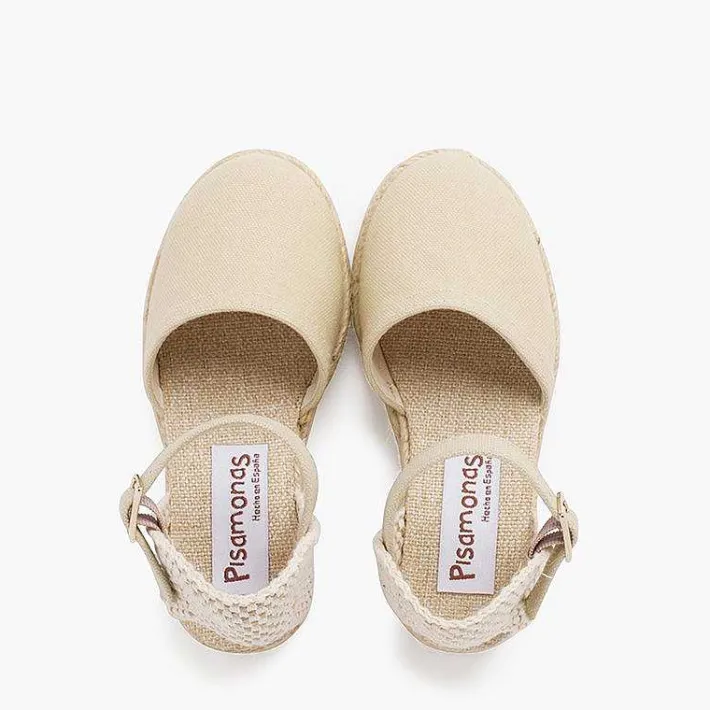 Pisamonas Espadrilles>Wedge Espadrilles With Buckle For Girls And Women