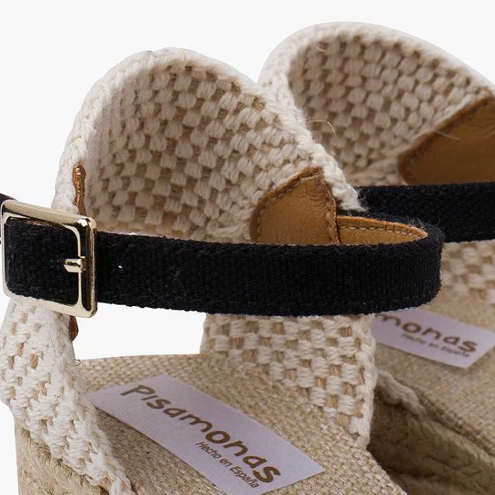 Pisamonas Espadrilles>Wedge Espadrilles With Buckle For Girls And Women