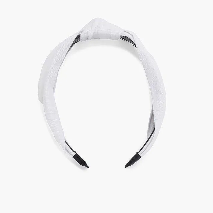 Pisamonas Hair Accessories>Wide Linen Knot Headband