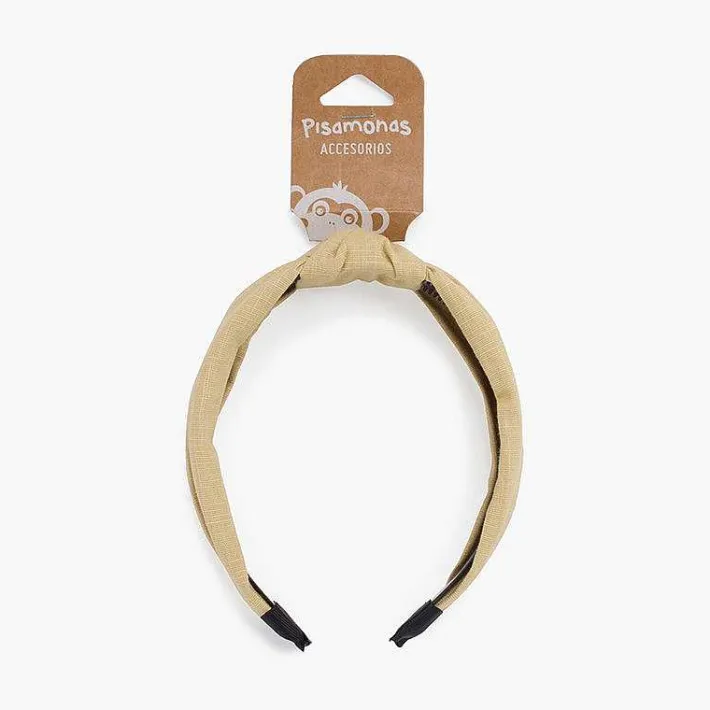 Pisamonas Hair Accessories>Wide Linen Knot Headband